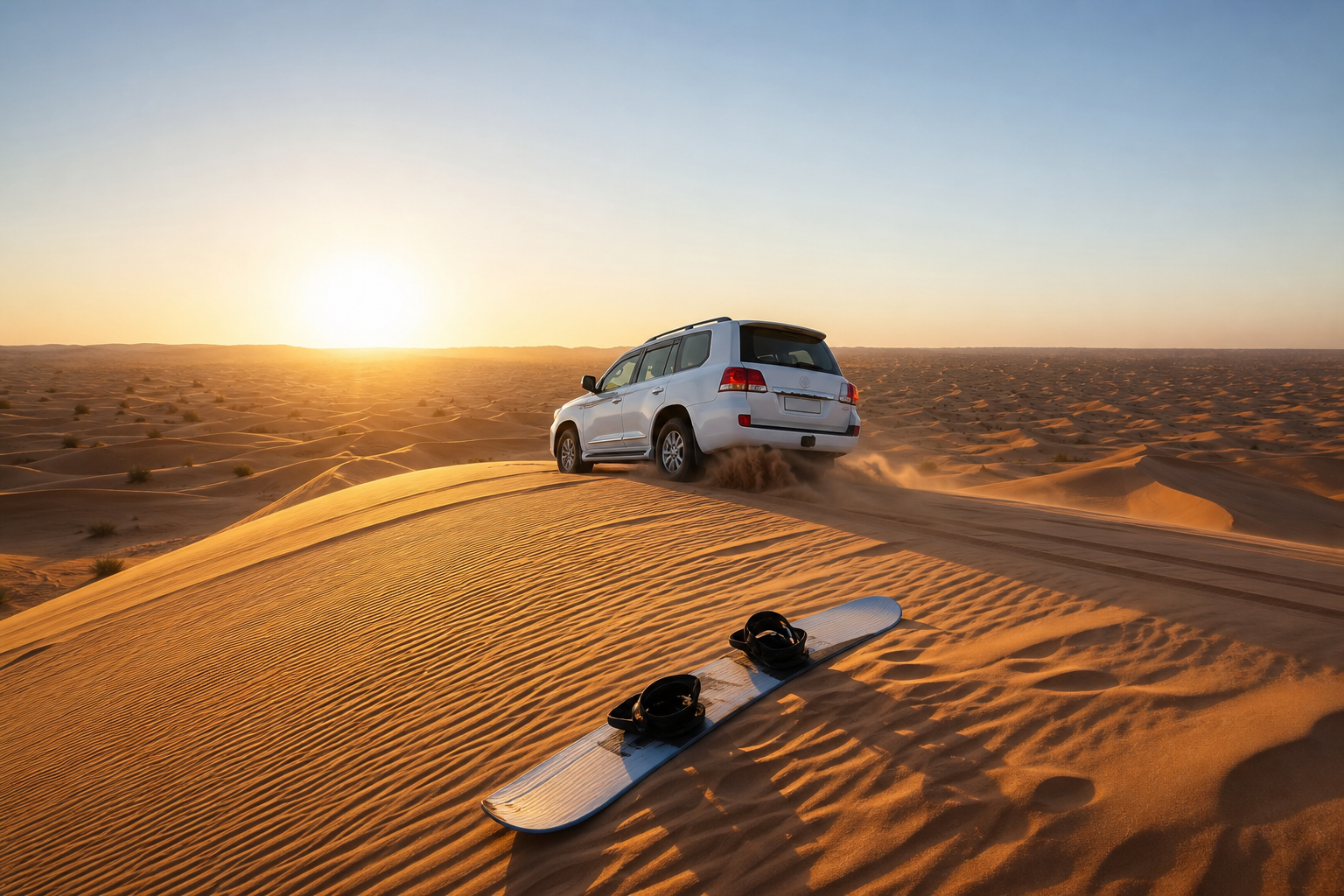 Morning Desert Safari Dubai – Dunes, Silence & Golden Light Before the City Wakes