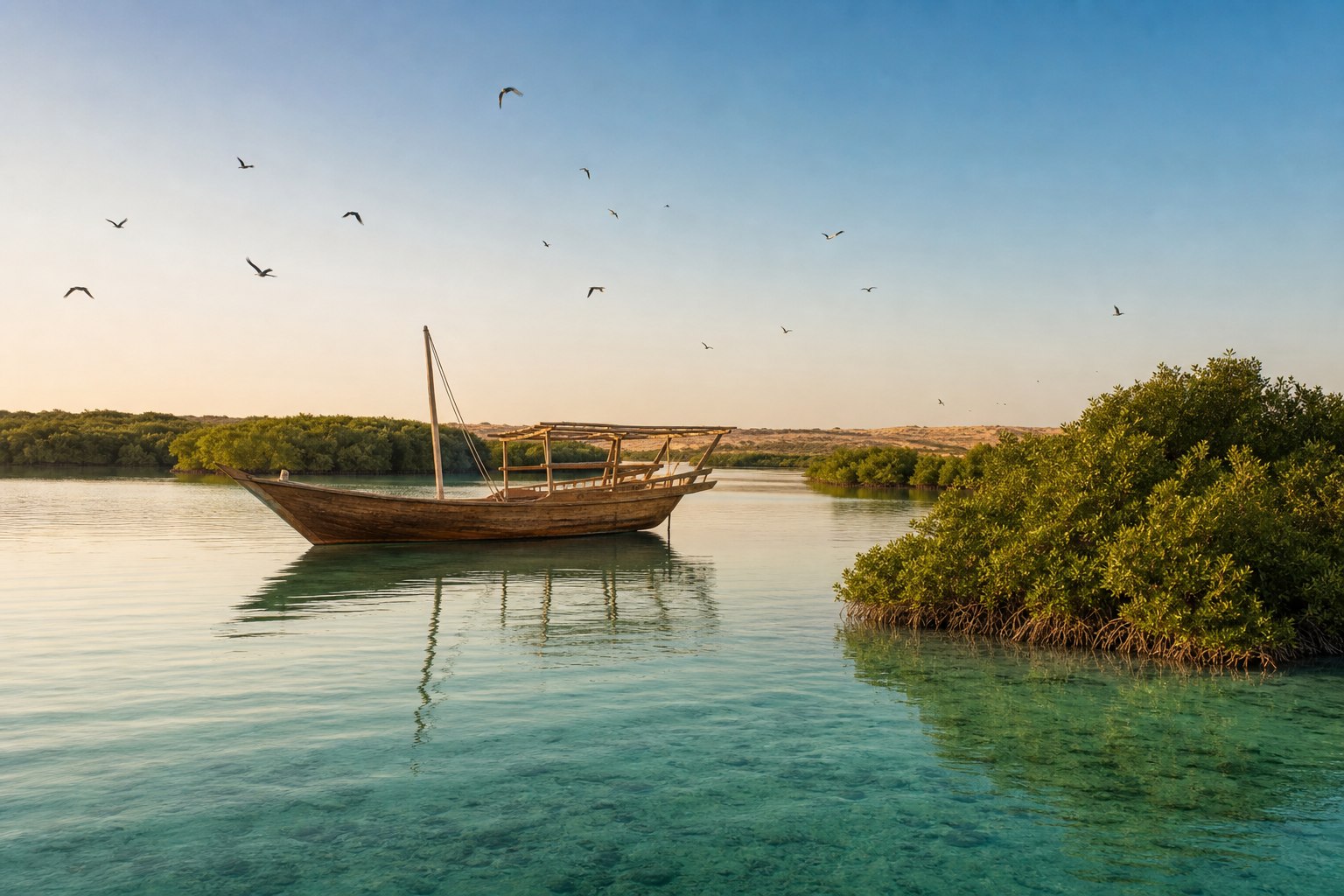 Umm Al Quwain City Tour – Forts, Coast & Mangroves